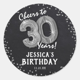 30歳おめでとう! 30歳の誕生日 ラウンドシール