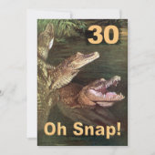 30歳おもしろいの誕生日パーティの招待状 招待状 (正面)