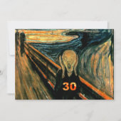 30歳おもしろいの誕生日パーティの招待状 招待状 (正面)