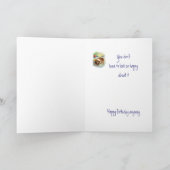 30歳おもしろいの誕生日、かわいい悲しいボクサー犬 カード (内部)