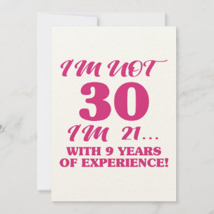 30歳おもしろいの誕生日 カード