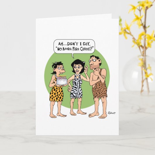 30歳おもしろいの誕生日 カード (黄色い花)