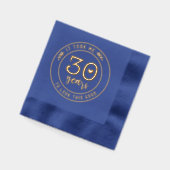 30歳おもしろいパーティー330歳 箔ナプキン (左)