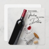 30歳おもしろい誕生日のロマンチックなグリーティングカード (正面/裏面)