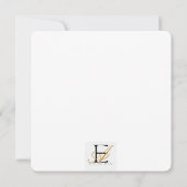 30歳おもしろい誕生日のロマンチックなグリーティングカード (裏面)