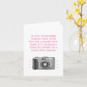 30歳おもしろい誕生日アイクリーム折りグリーティングカード カード (黄色い花)