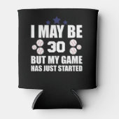 30歳おもしろい誕生日ベースボールファン30歳誕生 缶クーラー (正面)