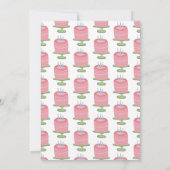 30歳お洒落の誕生日パーティー女の子らしかわいいカスタム 招待状 (裏面)