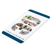 30歳から30歳の誕生日の写真コラージュ マグネット (左側)