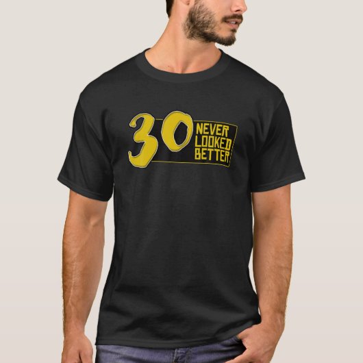 30歳から30歳の誕生日 Tシャツ (正面)