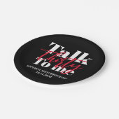 30歳から30歳モダンの誕生日パーティー ペーパープレート (アングル)