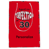 30歳で完全熟成 | 30th誕生日 ミディアムペーパーバッグ (正面)