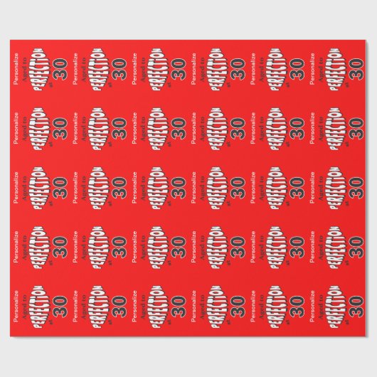 30歳で完全熟成 | 30th誕生日 ラッピングペーパー (フラット)