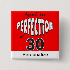30歳で完全熟成 | 30th誕生日 缶バッジ
