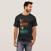 30歳で本当に嬉しい Tシャツ (正面フル)