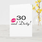 30歳で汚れた唇 カード (黄色い花)