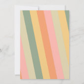 30歳とボホ気のあるそぶりをしたピンクフォト誕生日パーティー 招待状 (裏面)