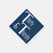 30歳と喉の渇き スタンダードカクテルナプキン (角)