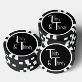 30歳と喉の渇き ポーカーチップ (積み重ね)