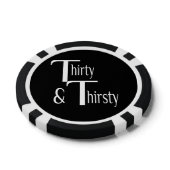 30歳と喉の渇き ポーカーチップ (トップ)