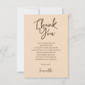 30歳と感謝エスプレッソカクテル30歳の誕生日 サンキューカード (裏面)