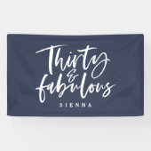 30歳と素晴らしい誕生日バナー 横断幕 (横)