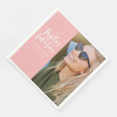 30歳と素晴らしい誕生日パーティーの写真ナプキン (コーナー)