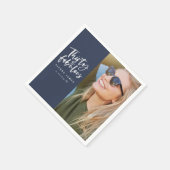 30歳と素晴らしい誕生日パーティーの写真ナプキン スタンダードカクテルナプキン (角)