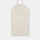 30歳と素晴らしい金ゴールドグリッター30歳の誕生日 ギフトタグ (裏面)