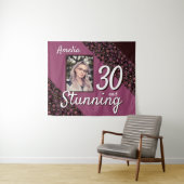 30歳と素晴らし30歳の誕生日の写真 タペストリー (インサイチュ(横))