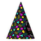 30歳と繁栄するブラックとレトロ30歳の誕生日 パーティーハット (左)