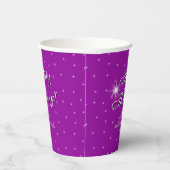 30歳と繁栄ピンクパープル30歳の誕生日 紙コップ (右)