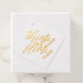 30歳と誕生日気のあるそぶりをしたパーティーのフォイルギフトラベル フェイバータグ (箱)