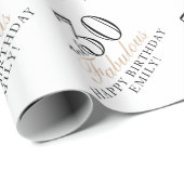 30歳と30歳エレガントの誕生日 ラッピングペーパー (ロールコーナー)