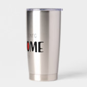 30歳になってもカッコイイ 保温保冷タンブラー (左面)