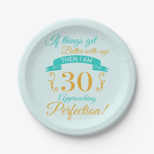30歳になる誕生日 ペーパープレート