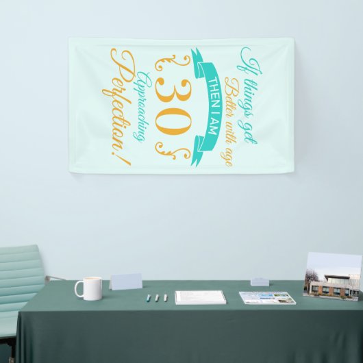 30歳になる誕生日 横断幕 (トレードショー)