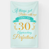 30歳になる誕生日 横断幕 (縦)