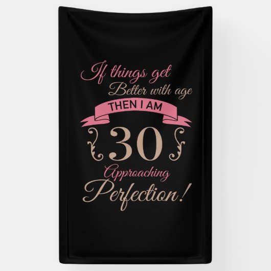 30歳になる誕生日 横断幕 (縦)