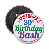 30歳のお祝い 栓抜き (正面)