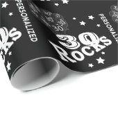 30歳のお誕生日おめでとうパーソナライズされた- ラッピングペーパー (ロールコーナー)