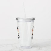 30歳のお誕生日をバラモダン金ゴールドタイポグラフィ アクリルタンブラー (左)