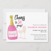 30歳のバブルな誕生日おめでとう! 招待状 (正面)