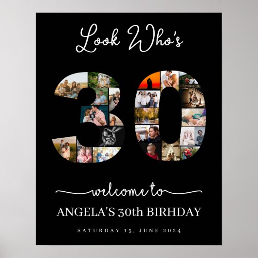 30歳の写真を撮った30歳の誕生日 ポスター (正面)