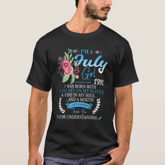 30歳の女の子ギフト30歳の誕生日生まれ作19 Tシャツ (正面)