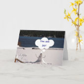 30歳の方がいいみたいで溶けるかもしれ遠くにない カード (黄色い花)