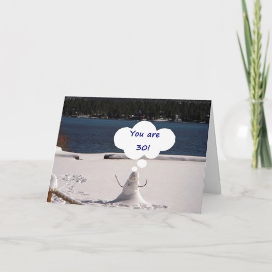 30歳の方がいいみたいで溶けるかもしれ遠くにない カード (正面)