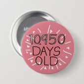 30歳の日30歳 缶バッジ (正面&裏面)