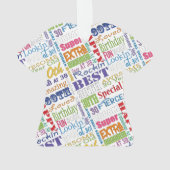 30歳の特別な誕生日のパーティーパーソナライズされたプレゼント オーナメント (裏面)