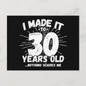 30歳の皮肉なミーム 面白い30歳の誕生日 ポストカード (正面)